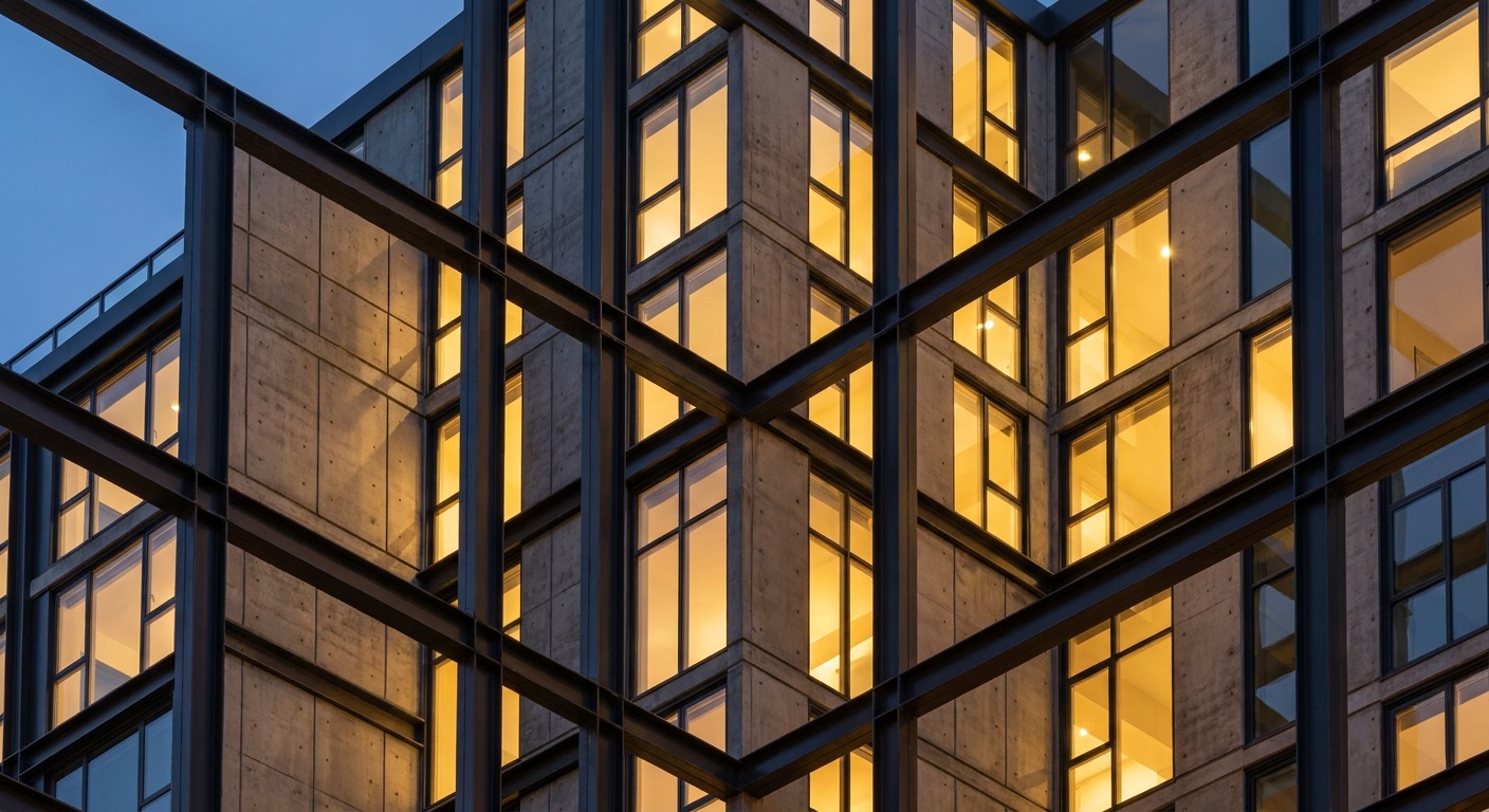 Abstract architectural structure
