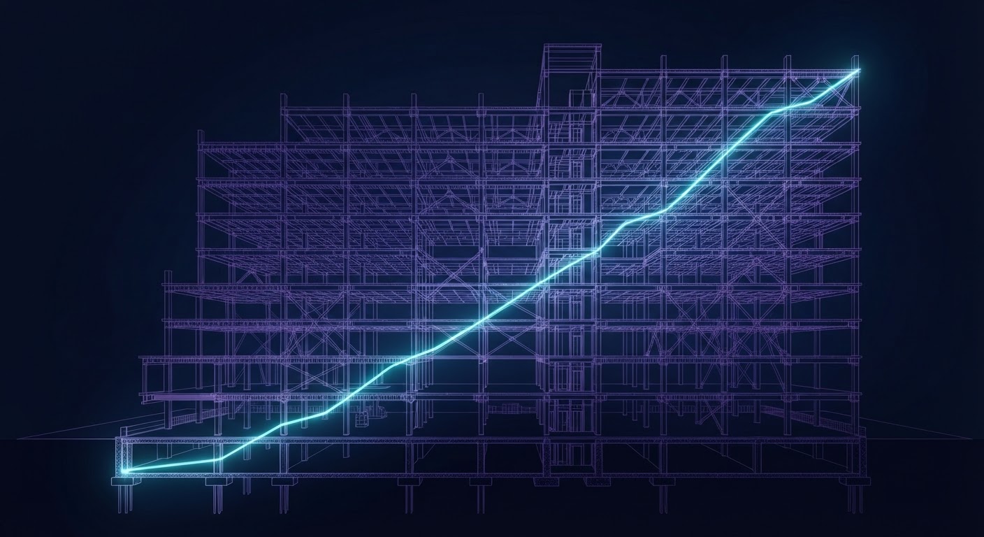 Architectural load-path cross-section